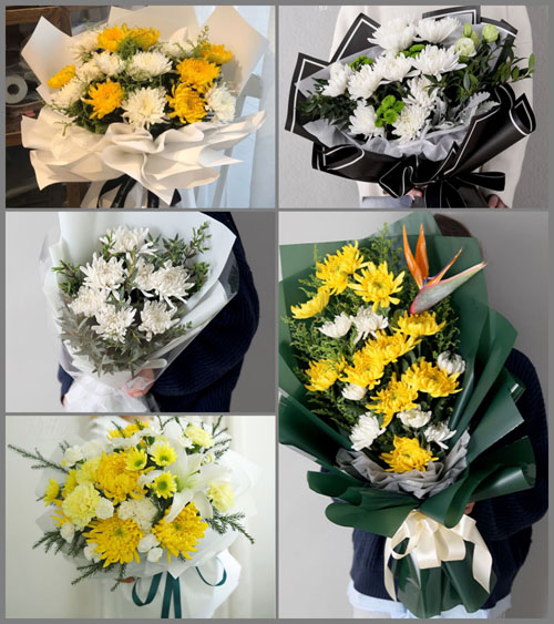 贵州毕节市威宁县东风镇鲁章村白事花束代送